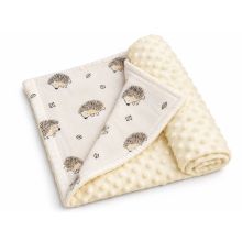 Kahepoolne minki ja musliinist beebitekk  &bdquo;Minki dreams&ldquo;, 100 &times; 75 cm Hedgehog