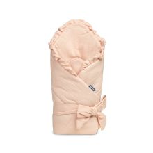 Musliinist &uuml;mbriktekk  beebidele "Natural" pink
