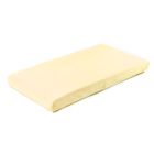 Sensillo paklodė su guma jersey, geltona, 120*60, 2206