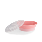 Twistshake dubenėlis su dangteliu rožinis 78149