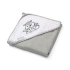 BabyOno rankšluostis su gobtuvu bambukinis 100x100 pilkas