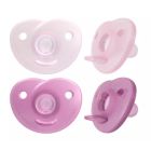 Lutt AVENT "Soothie" roosa 0-6 k,  2 tk