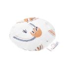 Bocioland vyšnių kauliukų pagalvėlė balta, tinginys, BOC0204