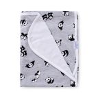 Bambusest kahepoolne pleed  "Panda" 100x75cm 