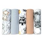 Flanellist lapid komplektid 5tk "Neutral" 