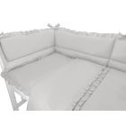 Beebi voodipesu ja voodipehmendus "Amigo" hall