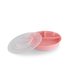 Twistshake lėkštė su skyreliais rožinė 78169