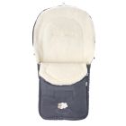 Sensillo vokelis vežimėliui, vilnonis, 95x40, pilkas, 828