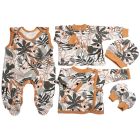 Komplekt vastsündinule 5-e osaline "Tropics" pruun