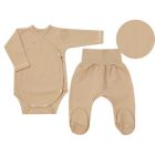 Drabužėliai kūdikiui "Natural beige" 2 dalių 