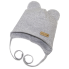 Beebi müts "Love" -Grey