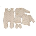 Komplekt vastsündinule 5-e osaline "Fox beige"