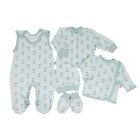 Komplekt vastsündinule 5-e osaline "Fox blue"