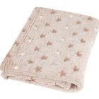 Lastetekk pleed  "Stars" 100x75cm beež