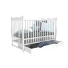 Beebivoodi koos sahtliga "Emi" 120x60 cm valge