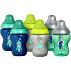 Lutipudelid Tommee Tippee, 0k+ 260ml 6 tk värviline