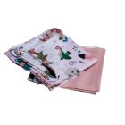 Muslino vystyklų rinkinys kūdikiams "Mini" 5 vnt 38x38 cm