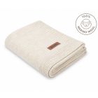 Kootud beebitekk "Merino" 90x75 cm light beige
