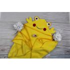 Beebi rätik  "Crab" 100x120cm kollane