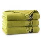 Rätik (Egiptuse puuvill)  "Monsters" 130X70 cm limon