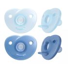 Lutt AVENT "Soothie" sinine 0-6 k,  2 tk