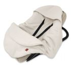 Pledas - vokelis automobilinei kėdutei "Blush teddy beige" 90x90 cm 