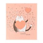 Beebi tekk  "Silky" 100x80 cm with Cosy clouds