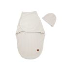 Beebi mähkimiskott "Leo" interlock soft beige