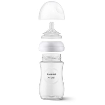 Lutipudel AVENT Natural Responsive koos lutiga 1m+ 260ml (erinevad värvid)