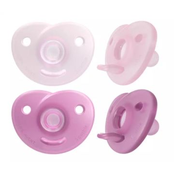 Čiulptukai kūdikiams AVENT "Soothie Shapes" 0-6m melsvas 2vnt