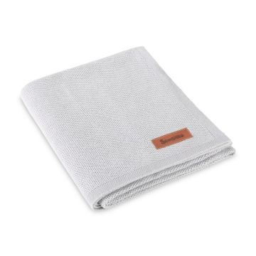Kootud bambusviskoos beebitekk "Bamboo" 100x80 silver