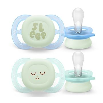 Philips Avent Ultra Start Night pimedas helendavad lutid 0–2 kuud, 2 tk SCF075/08