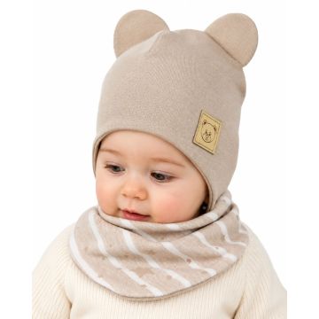 Beebi müts ja sall  "Galaxy beige" 