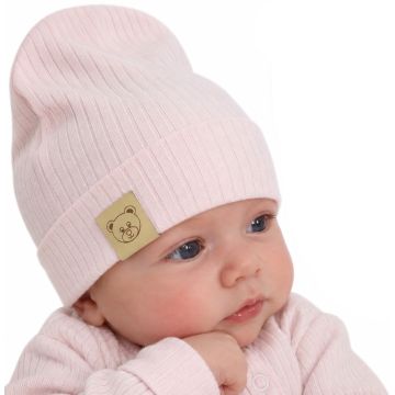 Soonikkoes puuvillane beebimüts "Kos beannie pink"