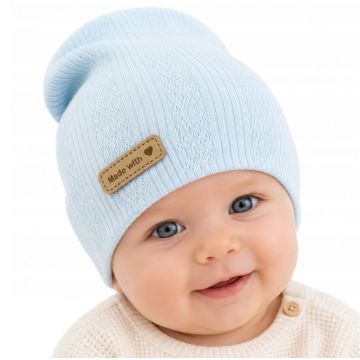 "Natural" puuvillane Beanie müts vastsündinule - Iceberg