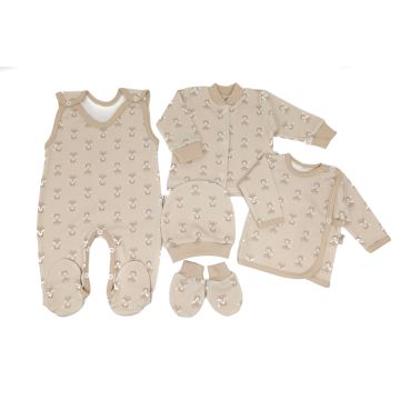Komplekt vastsündinule 5-e osaline "Fox beige"