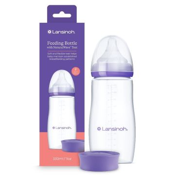 Lansinoh NaturalWave lutipudel beebile kiire vooluga lutiga, 330 ml