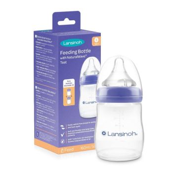 Lansinoh mOmma lutipudel beebile NaturalWave® aeglase vooluga lutiga, 160 ml