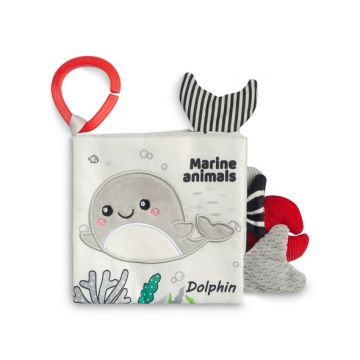 Pehme mänguasi-raamat  Black&White "Delphine"