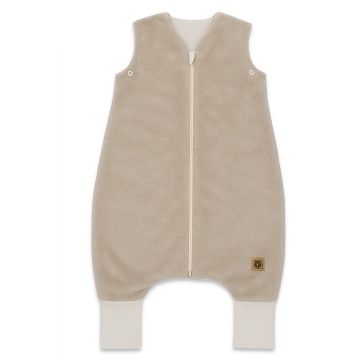 Beebi jalaosadega magamiskott MimiNu FLO S, New Minky Nugat + Interlock Beige, 2–2,5 TOG