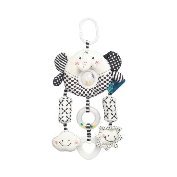 Pakabinamas žaislas kūdikiui "Owl pink" 