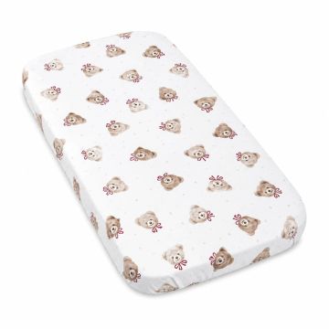 Puuvill voodilina 50x83 "Ribbon bear"