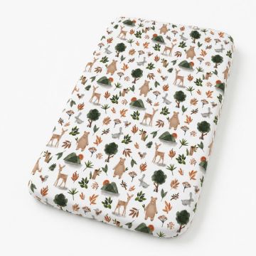 Puuvill voodilina 50x83 "Woodland Friends"