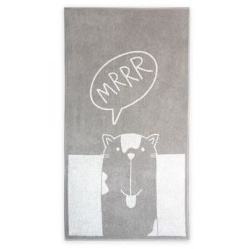 Rätik (Egiptuse puuvill) "Mrrr" 130X70 cm