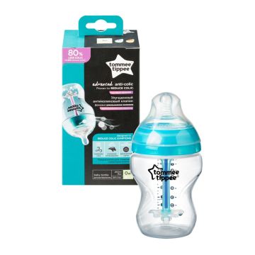 Gaasivaluvastased lutipudelid Tommee Tippee Anti-Colic 0k+ 260ml