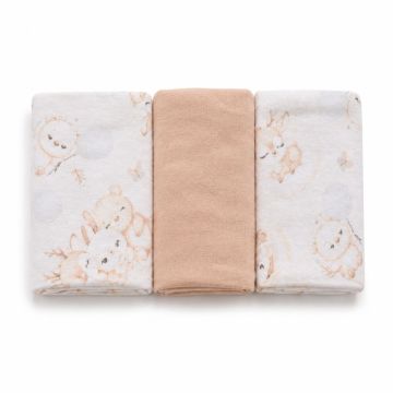 Flanellist lapid komplektid 3tk "Nr. 5" 