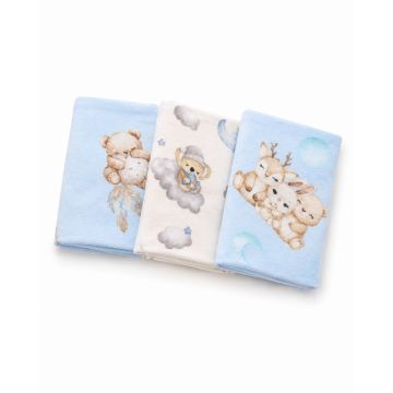 Flanellist lapid komplektid 3tk "Nr1" 