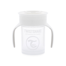 Twistshake buteliukas 360 nuo 6mėn baltas 78931