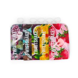 Twistshake daugkartiniai maišeliai maisteliui 5 vnt 220ml 78617