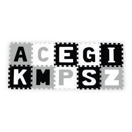 BabyOno lavinamoji dėlionė raidės, pilka, 10 vnt., 278/02